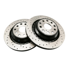 Slotted cross drilled brake disc for toyota corolla ee90 ae92 ae100 ae102 nze120